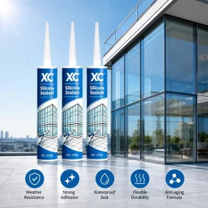 Multi Purpose Neutral Silicone Sealant Clear Waterproof Bonding Adhesive for Kitchen Bathroom Outdoor Construction