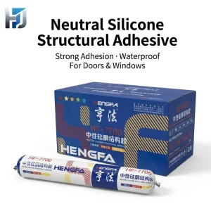 Neutral Cure Silicone Structural Sealant for Doors, Windows, Glass, and Aluminum, Building Joint Sealing