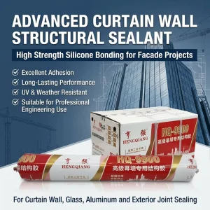 Neutral Cure Structural Silicone Sealant for Curtain Wall Glass Aluminum Facade Weatherproof Sealing