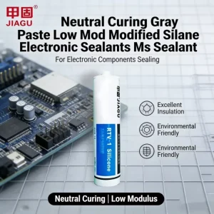 Neutral-Curing Gray Paste Low-Modulus Modified Silane Electronic Sealant