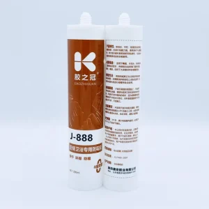 Neutral Food Grade Water Resistant Clear Silicone Sealant for Bathroom and Sanitary Applications
