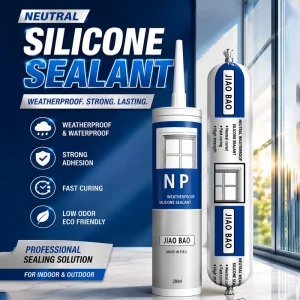 Neutral Sanitary Silicone Adhesive Sealant Anti-Fungus for Construction Transportation Bathroom and Kitchen