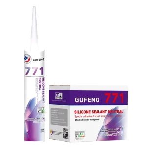 Neutral Silicone Sealant for Sanitary Ware and Bathrooms, Waterproof Adhesive