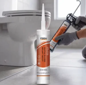 Neutral Single-Component Silicone Sealant Weatherproof Waterproof for Toilet and Bathroom Sealing 300ml 590ml