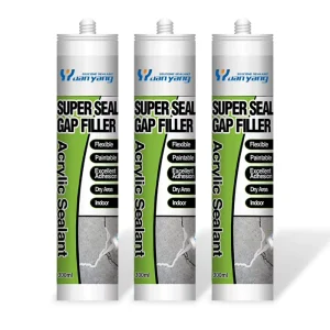 No Shrinkage Paintable Acrylic Latex Sealant Paint Acrylic Caulking Gap Filler No More Gap