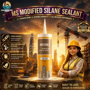 Non Staining MS Sealant Paintable Glue for Stone Wall and Tile Joint Treatment CE ROHS MSDS Certified
