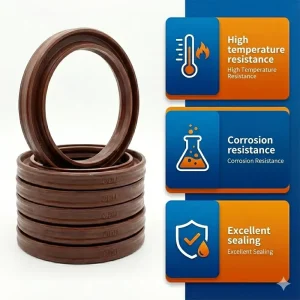 Oil-Resistant Fluororubber Oil Seal for Automotive and Industrial Equipment