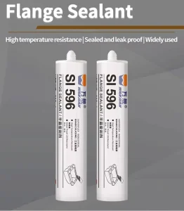Oil Resistant Red Pipe Flange Sealant 300ml SI596 Silicone Sealant for Construction and Transportation