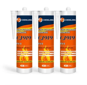 One-Component Fire Sealant Silicone Sealer Self-Extinguishing Fire-Rated for Curtain Wall Construction