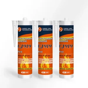 One-Component Fireproof Silicone Sealant and Adhesive for Construction Fire Barriers and Woodworking