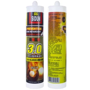One-Component Silicone High-Temperature Fireproof Sealant for Electronics and Construction Use