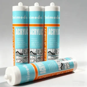 Paintable White Water-Based Flexible Anti-Crack Gap Filler for Window and Door Trim