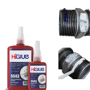 Pipe Thread Sealant 100ml Liquid PTFE Blue for Heating Gas Water Joint Connection