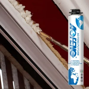 Polyurethane Foam Sealant for Doors and Windows, High Expansion and Flexibility