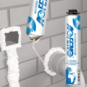 Polyurethane Foam Sealant for Doors and Windows, Waterproof and Insulating