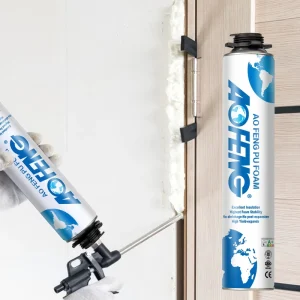 Polyurethane Foam Sealant for Window and Door Frames with Thermal and Sound Insulation