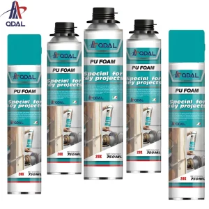Polyurethane Mounting Spray Foam Sealant for Doors and Windows, Filling and Weatherproofing
