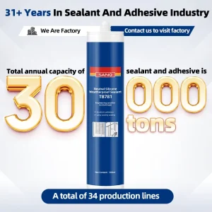 Premium Quality Weather Resistant Non-Corrosive Neutral Silicone Sealant Waterproof for Construction Exterior Wall Sealing