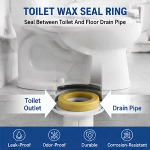 Professional Anti Leak Odor Proof Corrosion Resistant Toilet Wax Seal Ring for Hotel Use 3 Year Warranty Easy Installation