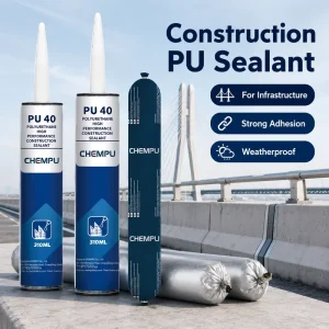 Professional White Building PU Sealant Crack Repair Gap Sealing High Viscosity Gap Filler for Metal Panels Elastic PU Sealant