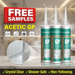 RTV Silicone Sealant Acetic Acid Adhesive Fast Curing Waterproof Glass Glue for Aquarium Fish Tank Window Joint Sealing