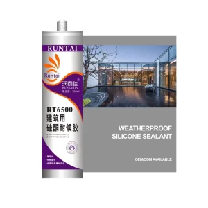 RUNTAI RT 6500 Uv Glue Weatherproof Silicone Sealant for Glass Curtain Wall Adhesion Glass