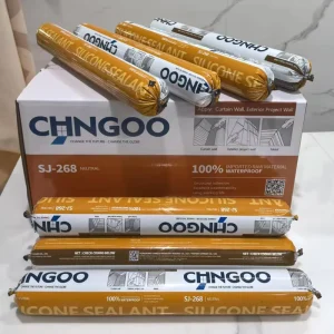 SJ 268 High Performance Neutral Structural Silicone Sealant for Architectural Glass Curtain Wall Facade Joint Sealing Project