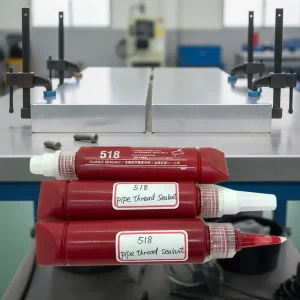 Semi-Flexible 518 Gasket Maker Anaerobic Flange Sealant for Aluminum Cast Iron Steel Rigid Flanges