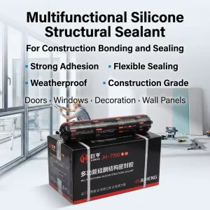 Silicone Adhesive Sealant for Door and Window Installation, Wall Panels, Glass and Aluminum