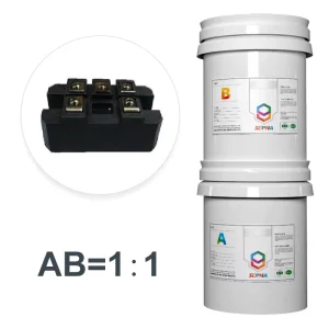 Silicone Epoxy Polyurethane Black Transparent RTV High-Thermal-Conductivity Two-Part Polyurethane Casting Potting Compound