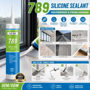 Silicone Sealant 430g Private Label for Outdoor PVC Wall Panel Bonding