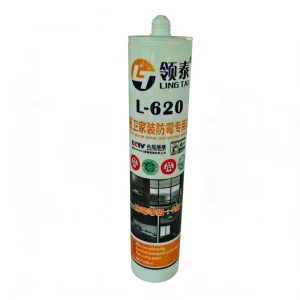 Silicone Sealant Caulk Waterproof Mold and Mildew Resistant Clear Adhesive for Glass and Construction
