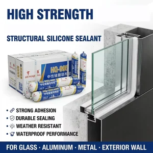 Strong Adhesion Silicone Structural Sealant for Glass Aluminum Ceramic Tile Stone and Metal Surface