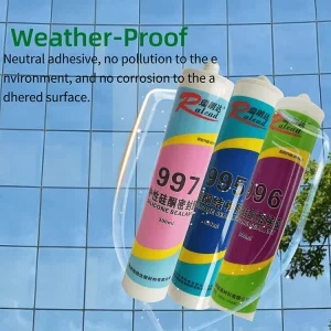 Structural Silicone Sealant for Windows and Doors Aluminum Frames Stone and Metal Bonding Construction Grade Sealing