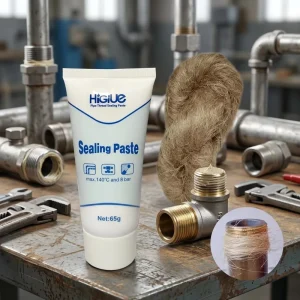 Thread Seal Paste With Hemp Fiber Kit Pipe Thread Sealant Compound for Water Gas Heating Fire Fighting Pipe Leak Proof Sealing