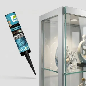 Transparent Acidic Silicone Sealant for Aquarium-Safe Glass and Acrylic Bonding