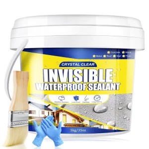Transparent Polyurethane Waterproof Sealant for Concrete Cracks Roofs Walls Wood Terraces Indoor Outdoor Use High Strength