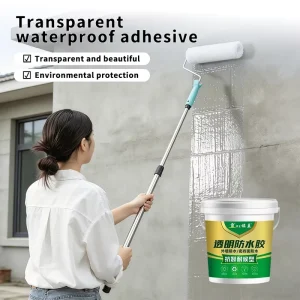 Transparent Waterproof Paint for Swimming Pools and Fish Ponds Crack-Resistant Quick-Curing