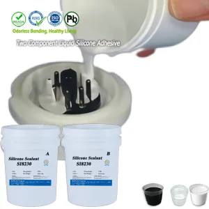 Two-Component 2.0W Silicone Insulation Glue Hard Thermal Conductivity Potting Epoxy Resin Liquid Silicone