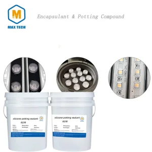 Two-Component Thermally Conductive Potting Compound Adhesive 0.8-3.0 W/mK Silicone AB Glue for Electronic Sealing