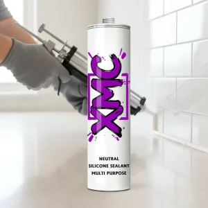 UV and Mold-Resistant Multi-Purpose Neutral Silicone Adhesive Sealant for Construction, Bathroom, Kitchen, Windows and Doors