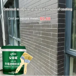 Ultra Strong Invisible Waterproofing Agent Transparent Anti-Leak Sealant Glue for Building Exterior Facade and Roof Cracks
