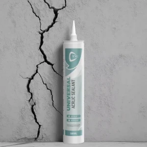 Water-Based Paintable Acrylic Sealant for Sealing Gaps in Window and Door Frames and Repairing Concrete Cracks