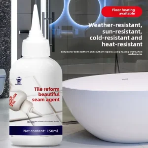 Water Based Tile Brick Grout Caulk Waterproof Anti Mildew Mold Resistant Gap Filler Sealant for Workshop Apartment Use 5 Year