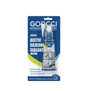 Waterproof GP Acid Acetic Glass Silicone Sealant Clear Acetoxy Adhesive for Window and Door