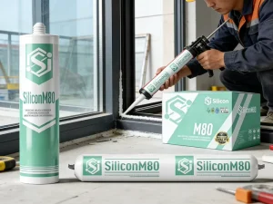 Waterproof Glass Silicone Sealant and Adhesive for Windows Doors and Construction