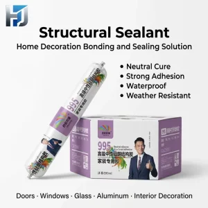 Weather-Resistant Silicone Structural Sealant for Building, Doors, Windows, and Glass