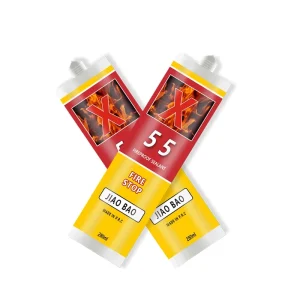 Weatherproof Fireproof Black Red Grey Silicone Adhesive Sealant with Strong Bonding for Construction Woodworking Packing