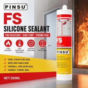 Weatherproof High Temperature Resistant Silicone Sealant for Metal Gap Sealing and Engineering Projects