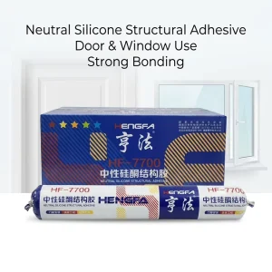 Weatherproof Silicone Adhesive Sealant for Exterior Walls, Doors, Windows, Glass, and Aluminum Joints